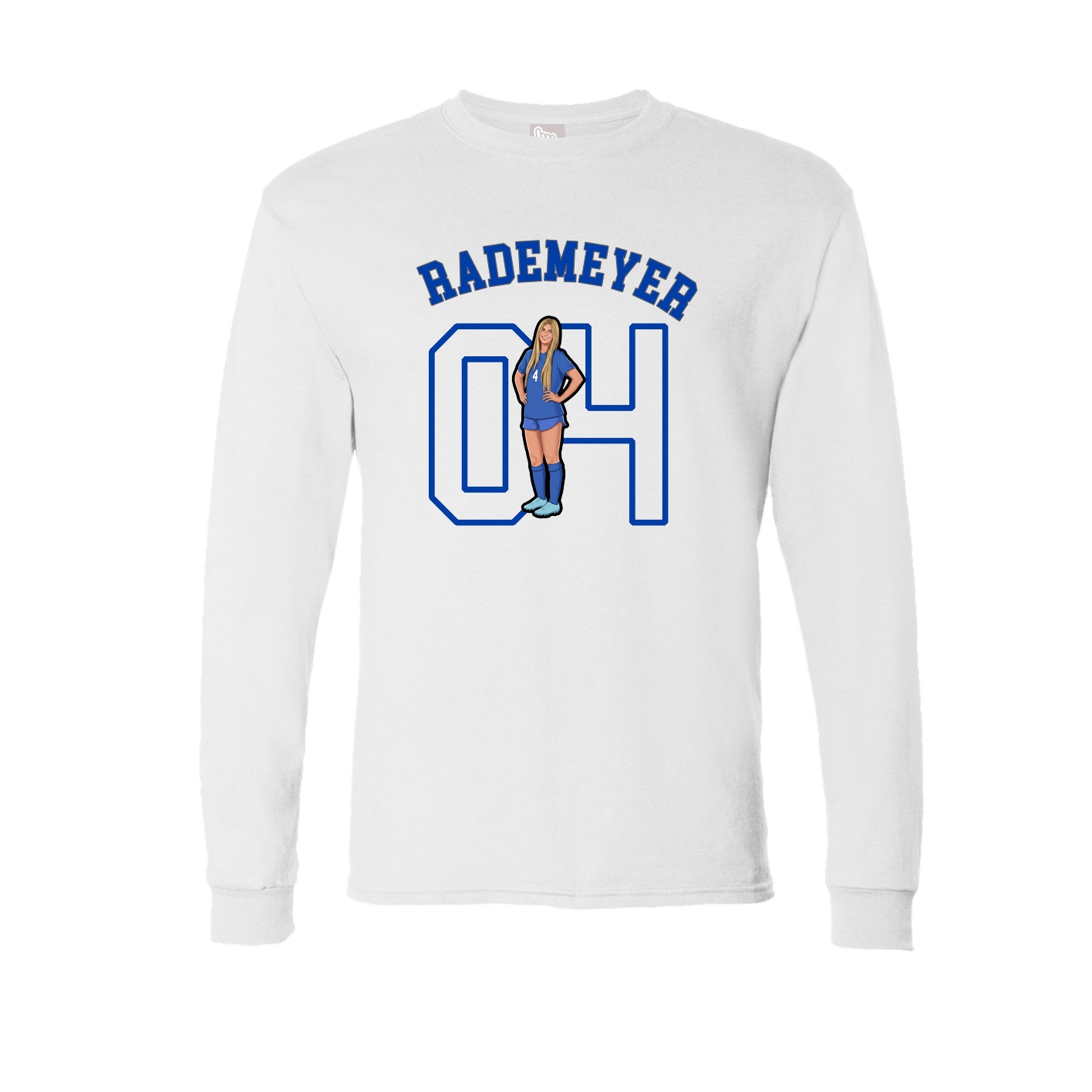Long Sleeve Tee — Shirsey Arch in White