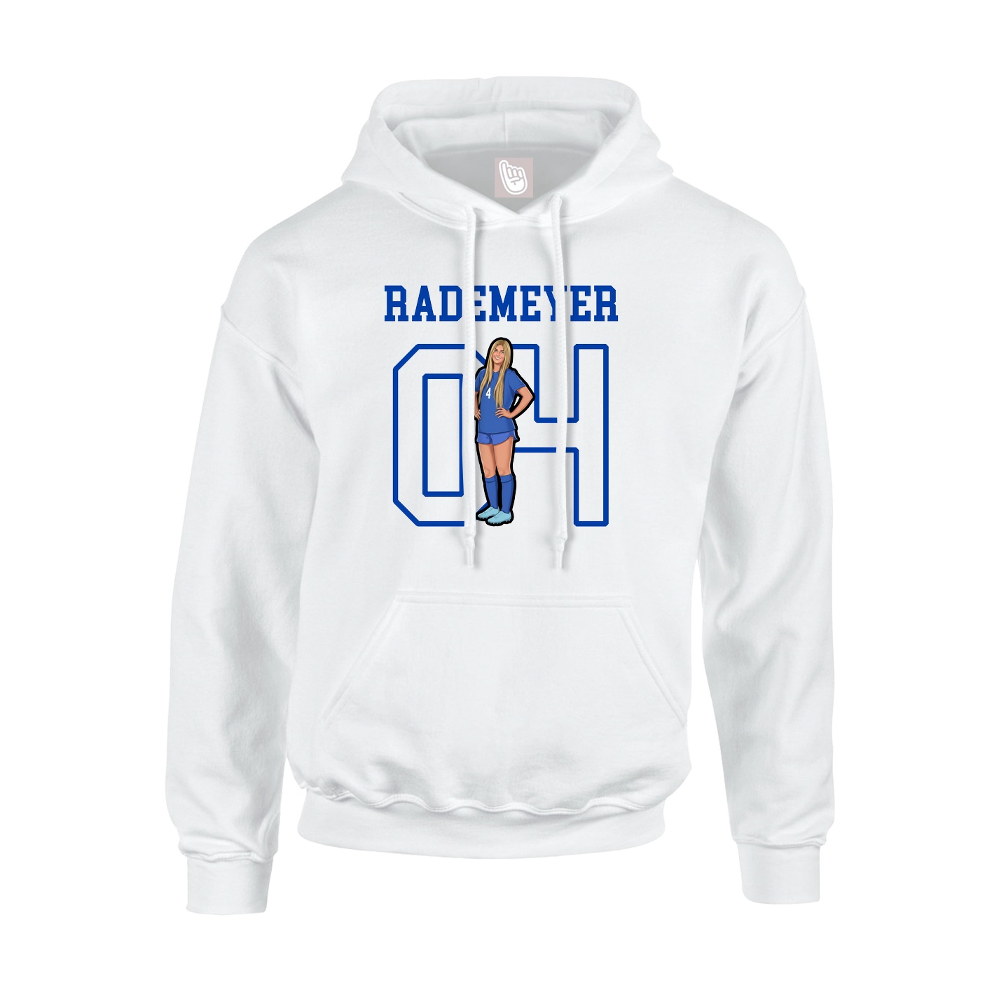 Youth Hoodie — Shirsey in White