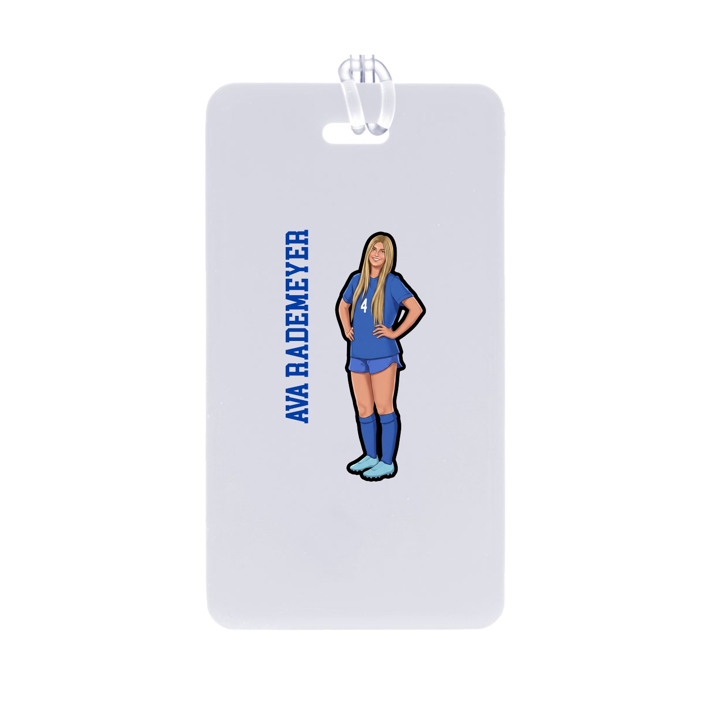 Bag Tag — Name Vertical in Classic