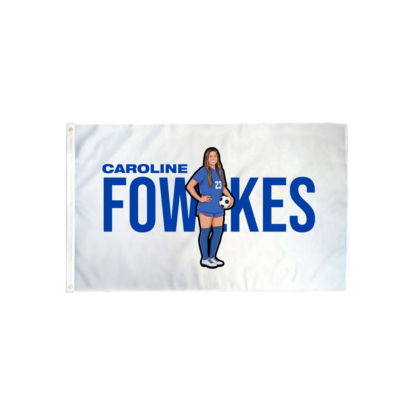 3x5 Flag — Player Name in Classic