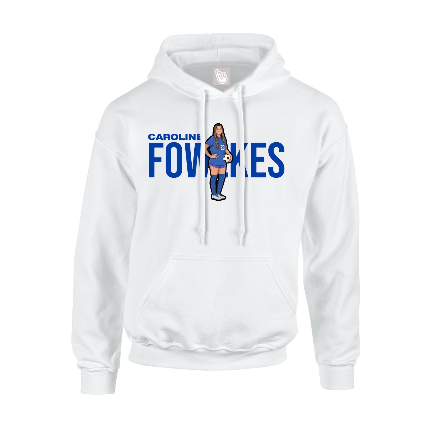 Hoodie — Player Name in White