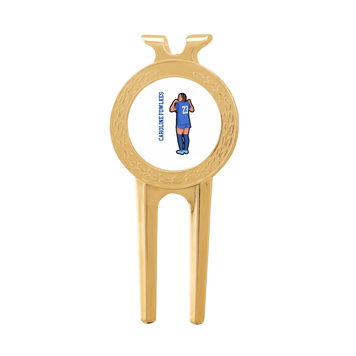Divot Tool with Ball Marker — Name Vertical in Classic