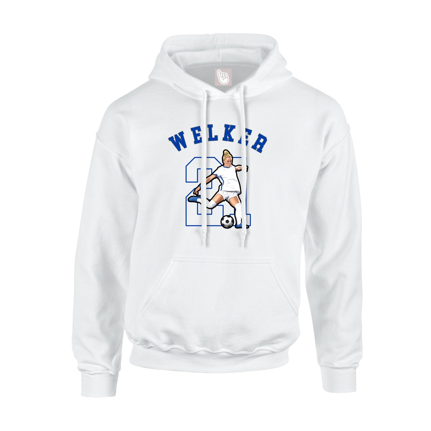 Hoodie — Classic in White