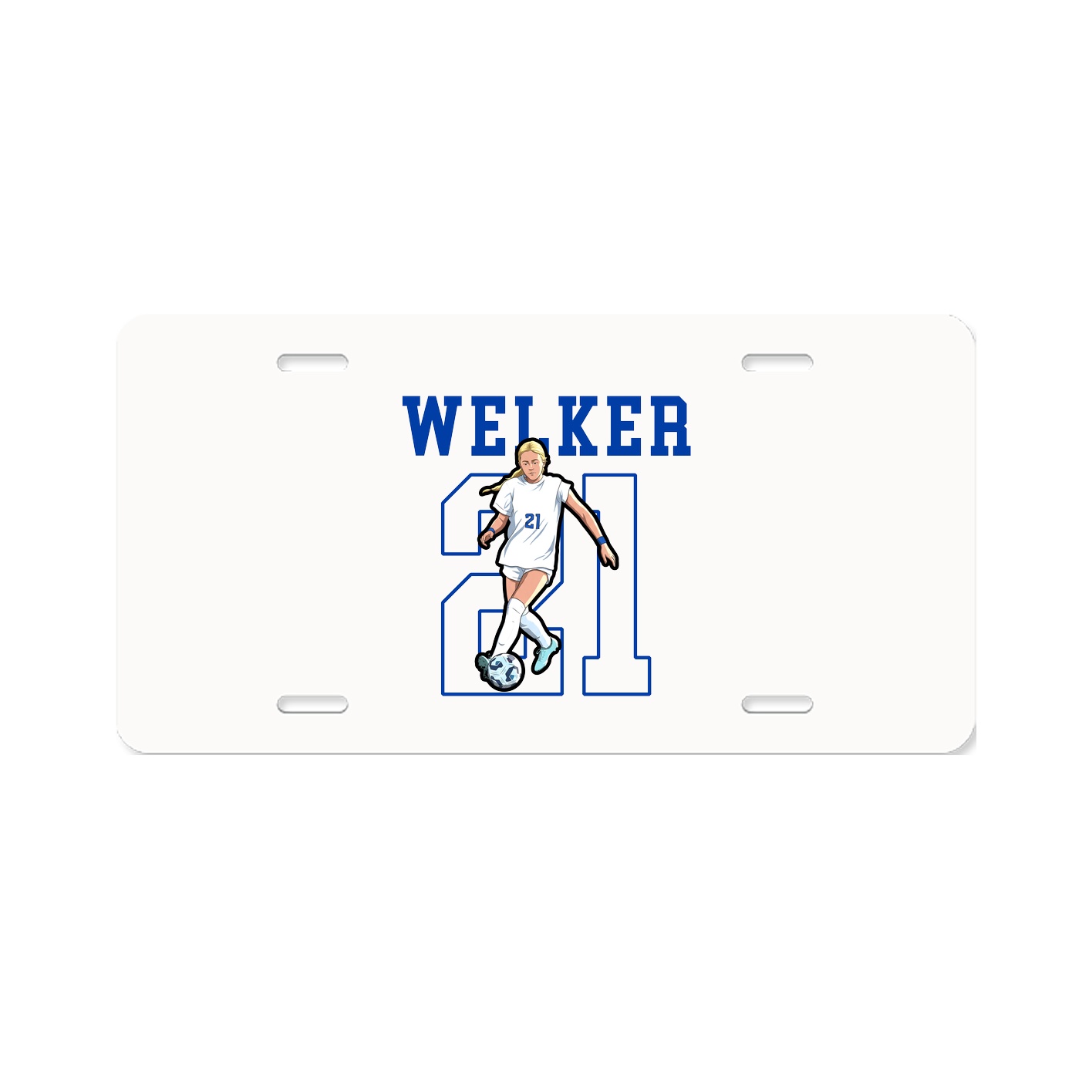 Aluminum License Plate