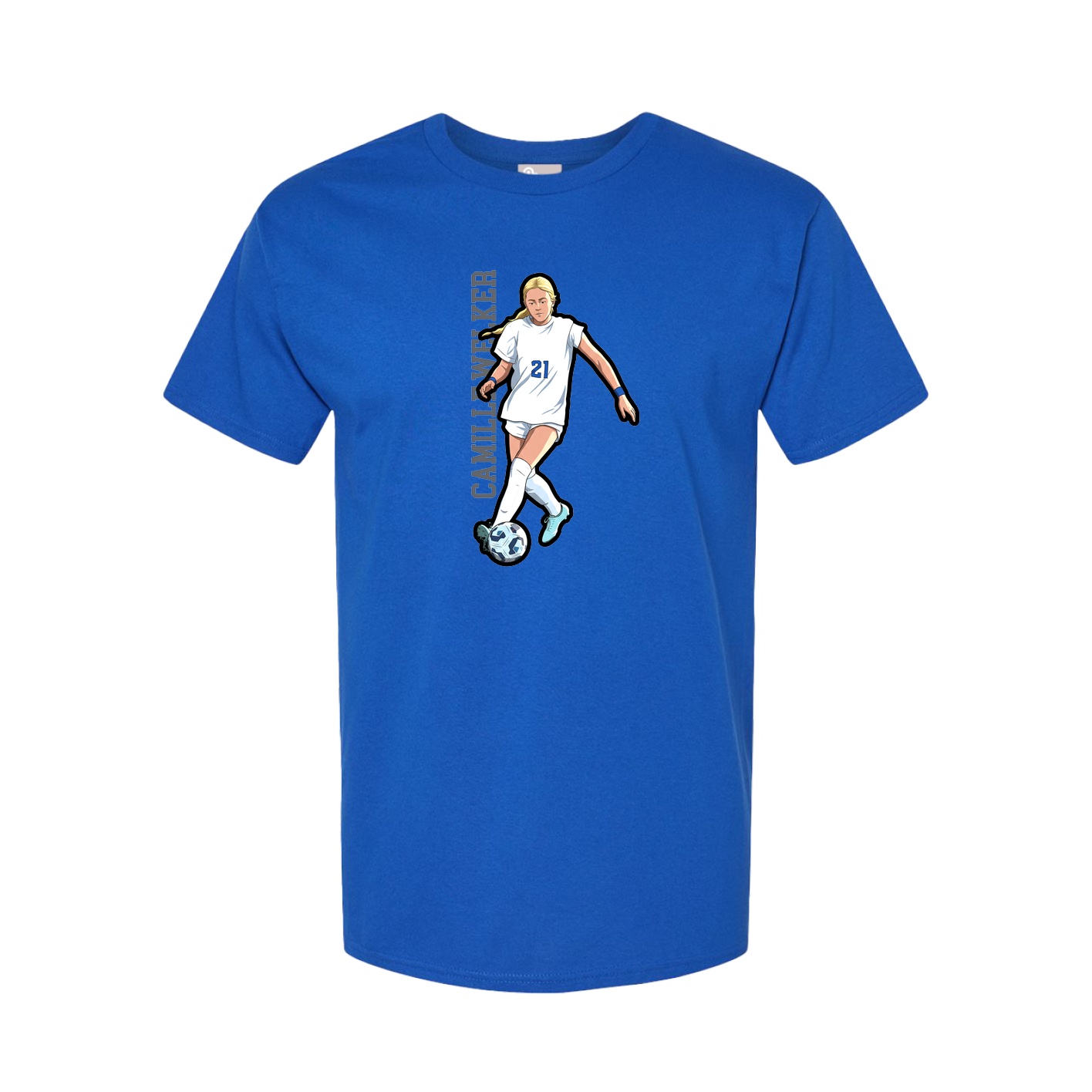 Youth Tee — Classic in Royal