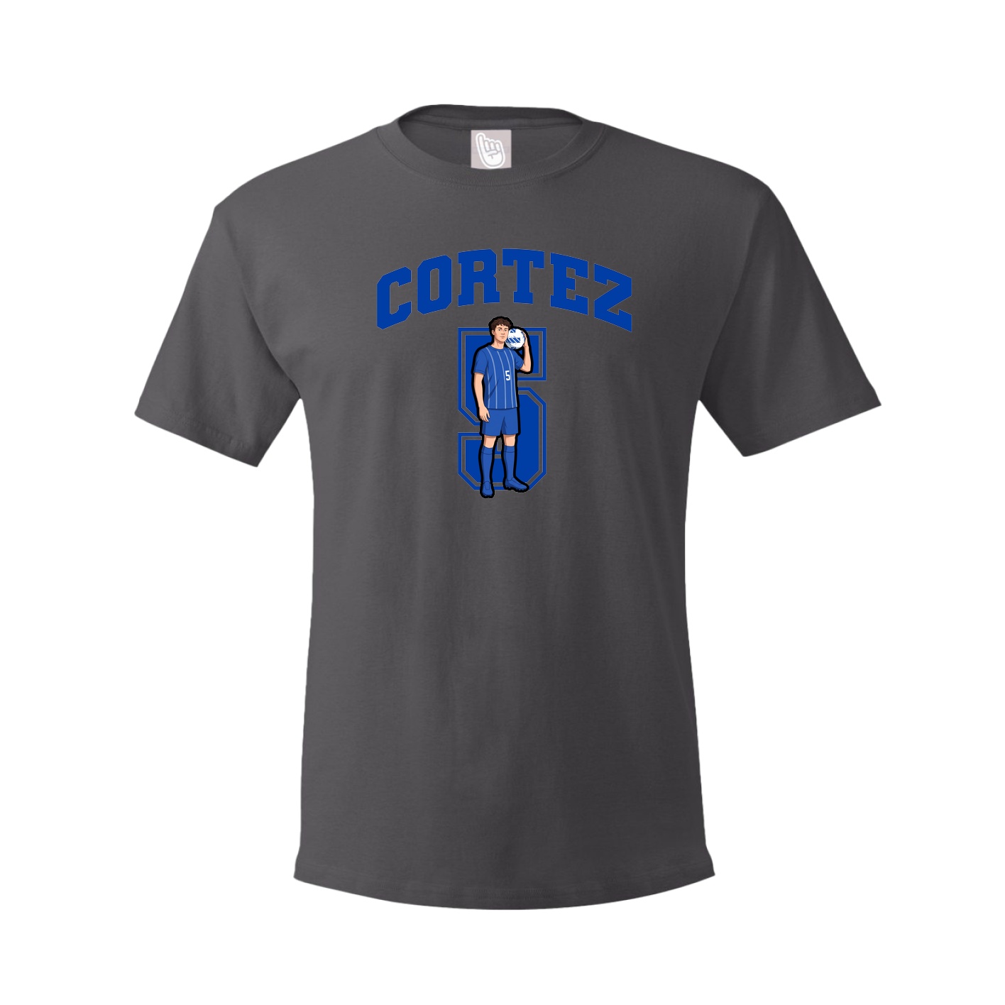 Tee — Number in Grey