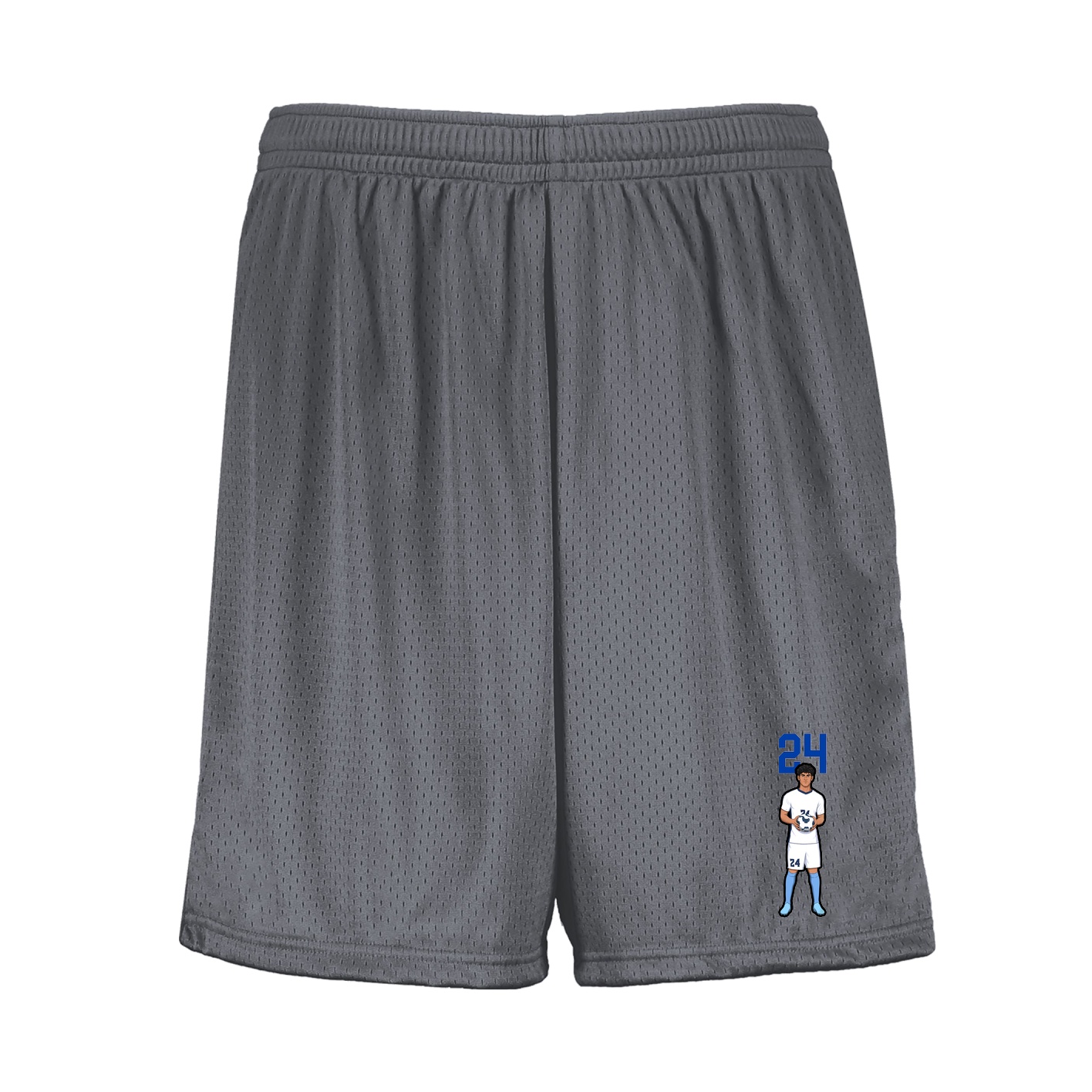 Shorts — Number Top in Grey