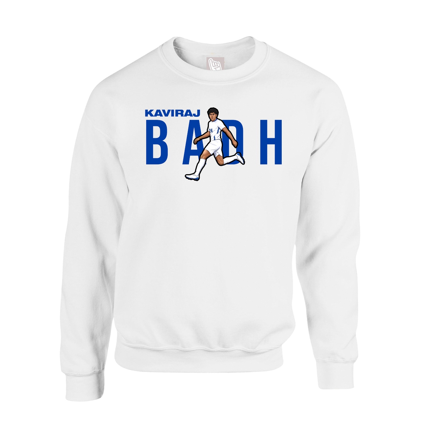 Fleece Crew — Player Name in White