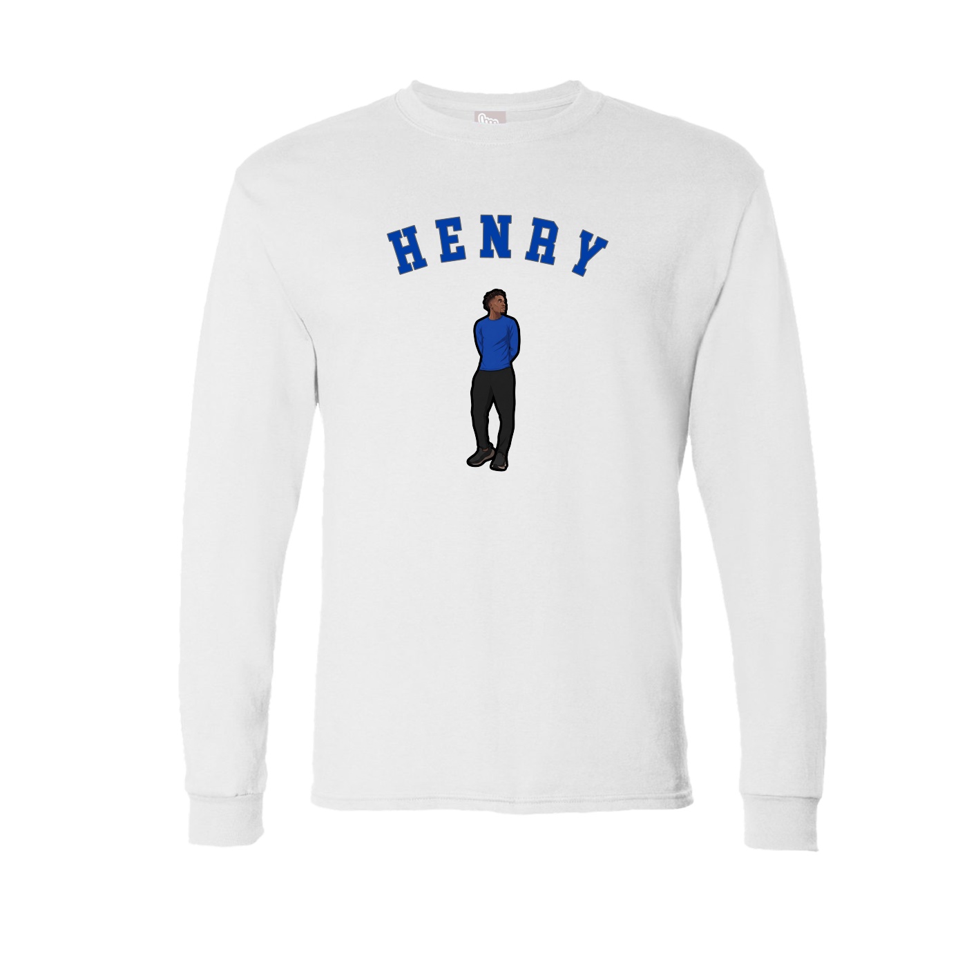 Long Sleeve Tee — Shirsey Arch in White