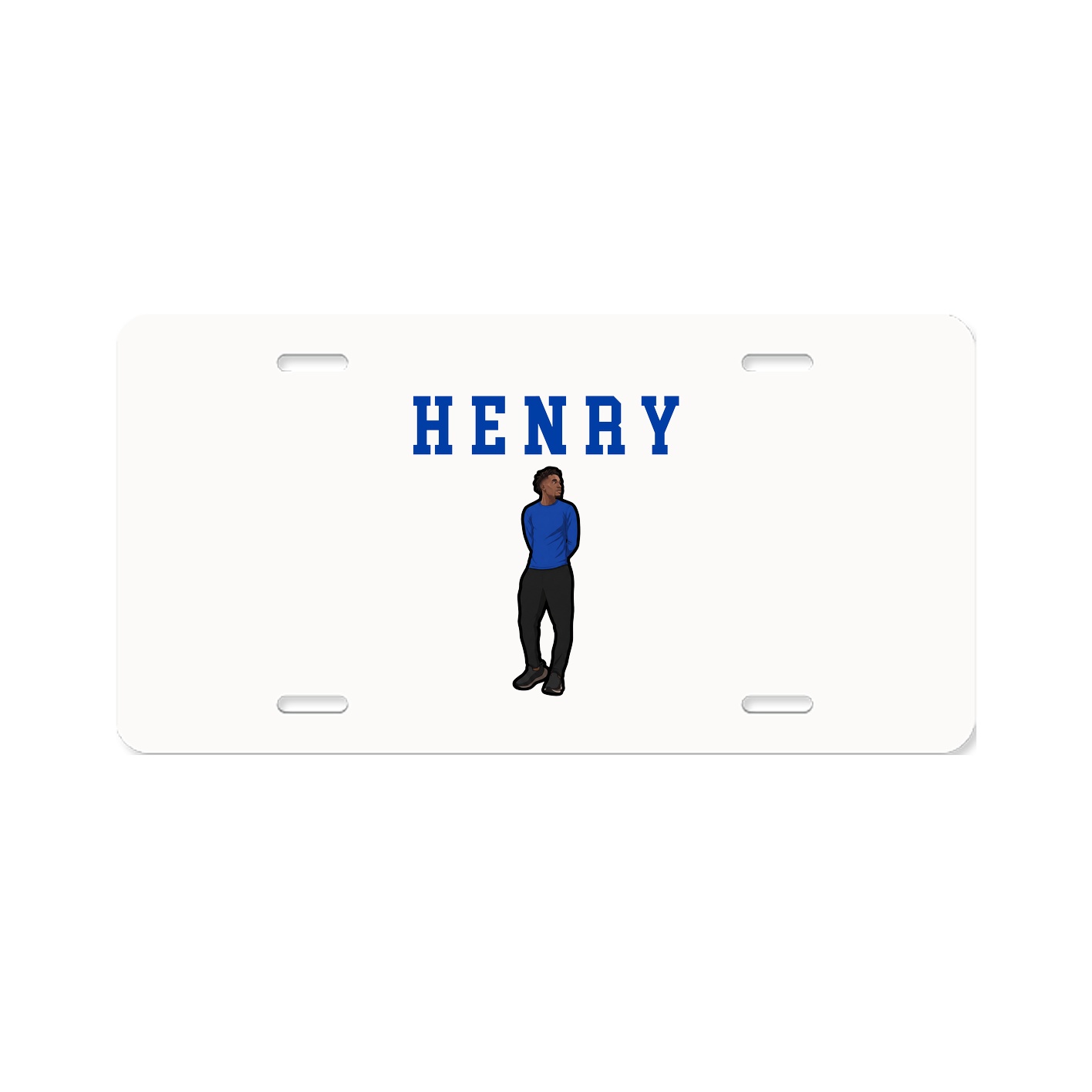 License Plate — Shirsey in Classic