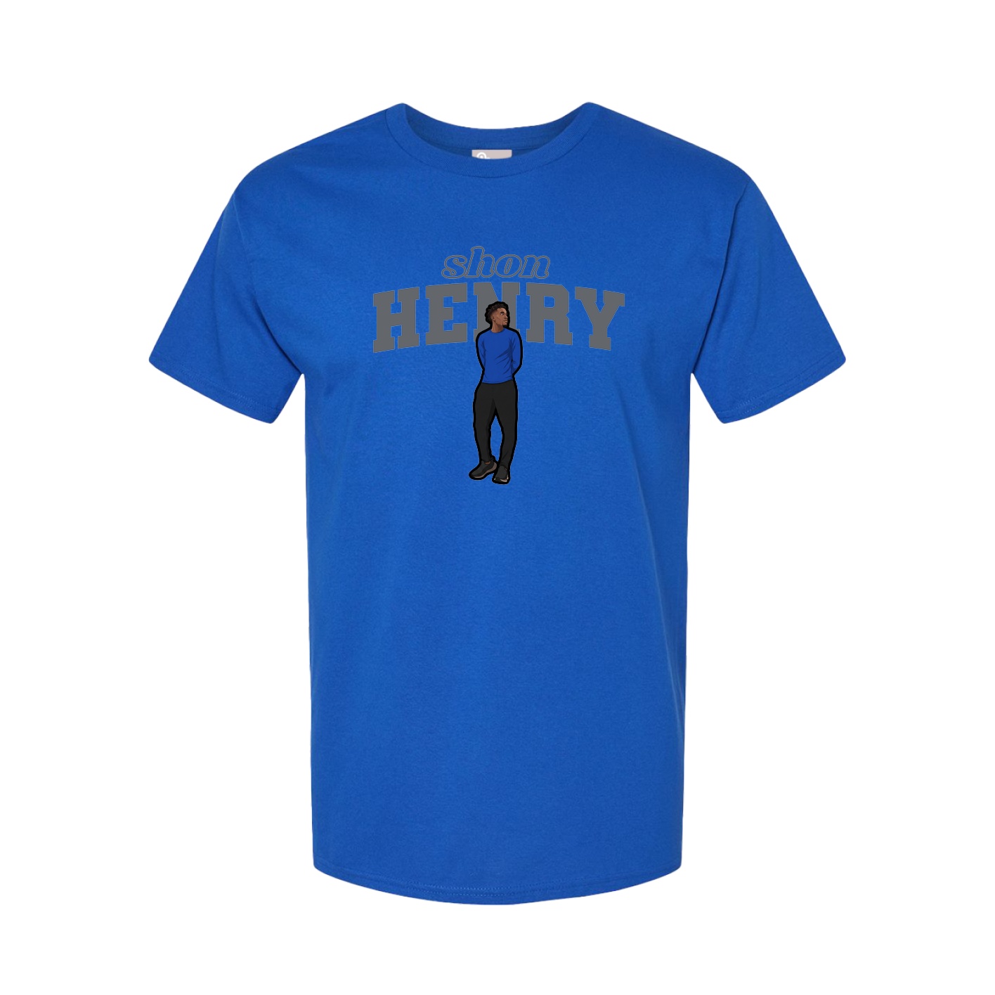 Tee — Name Arch in Royal