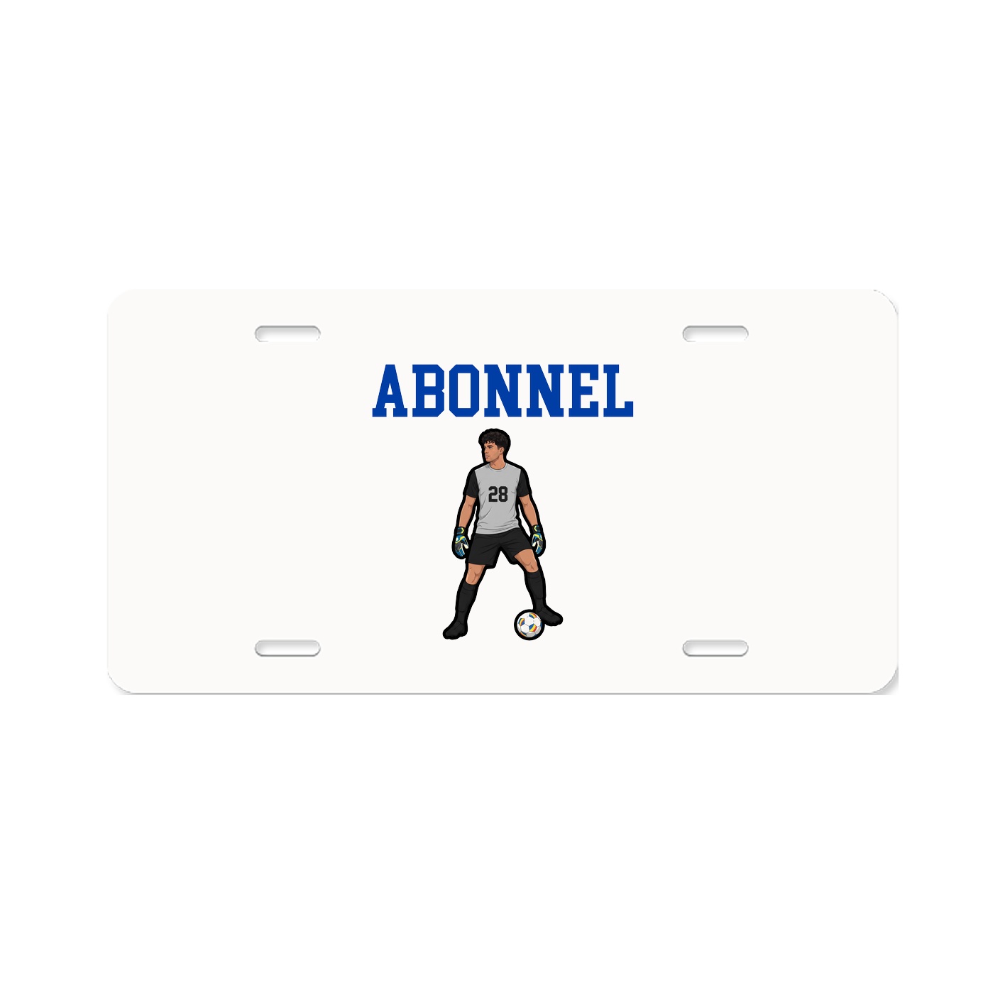 License Plate — Shirsey in Classic
