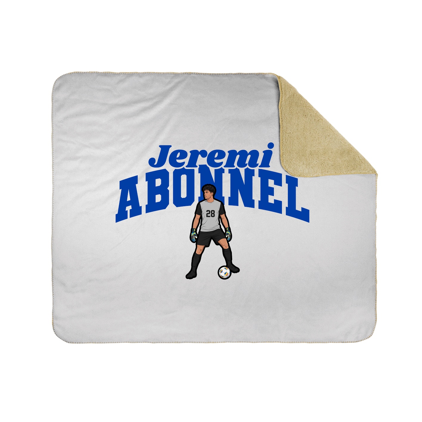 Throw Blanket — Signature Arch in White
