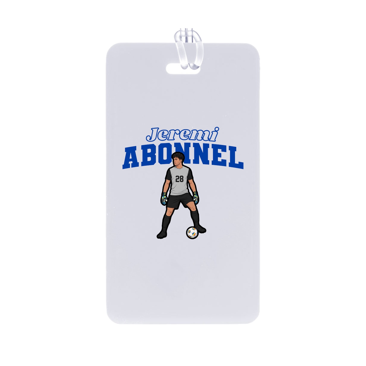 Bag Tag — Name Arch in Classic