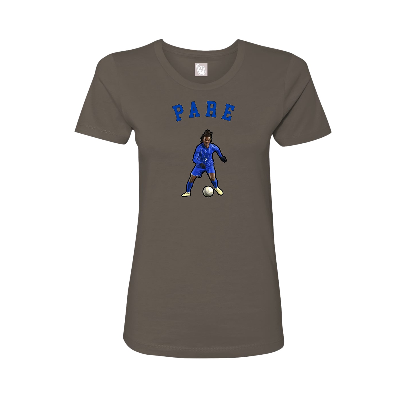 Fitted Women's Tee — Shirsey Arch in Grey