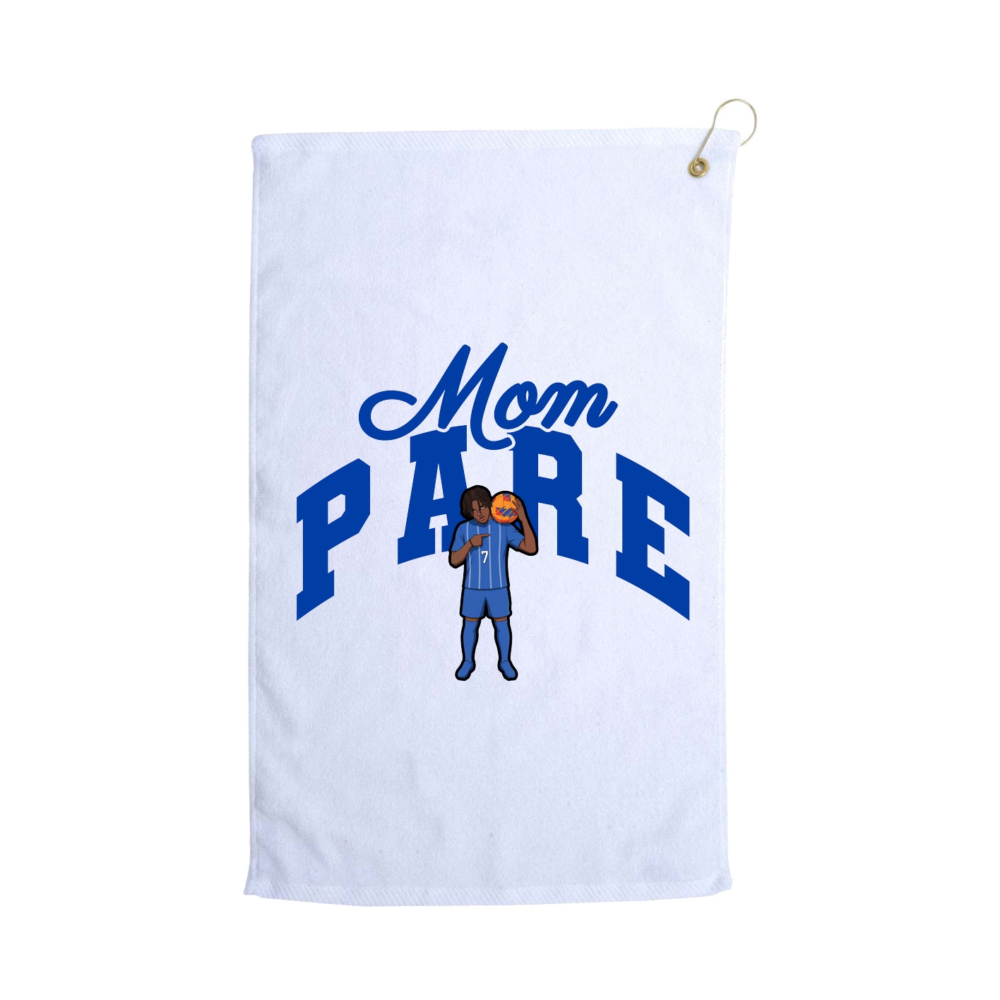 Golf Towel — Mothers Day Arch in White