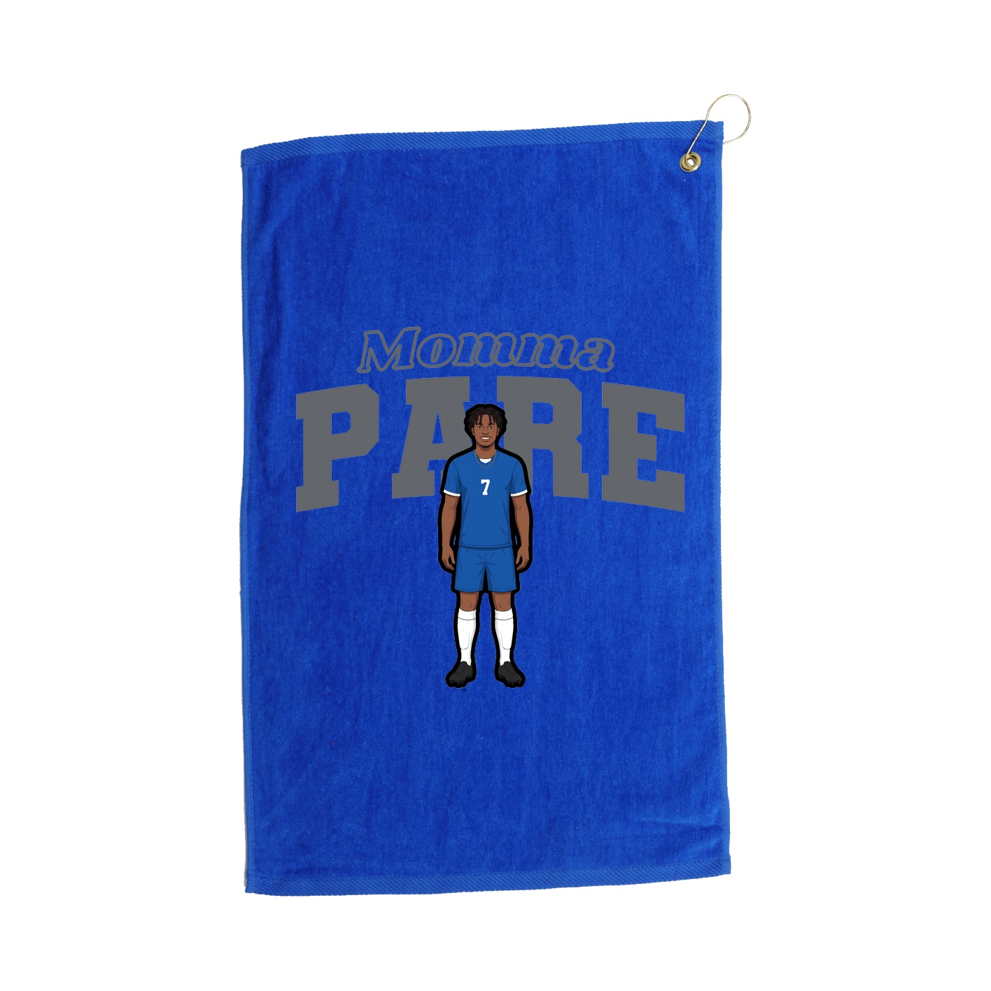 Golf Towel — Mothers Day Block in Royal