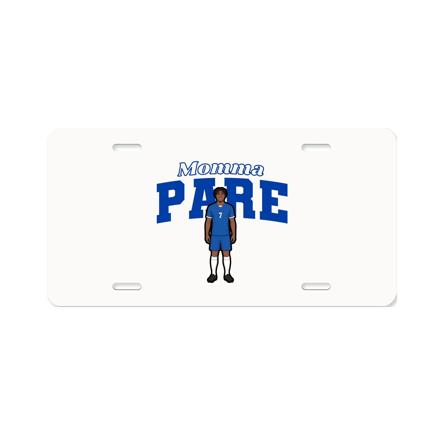 License Plate — Mothers Day Block in Classic