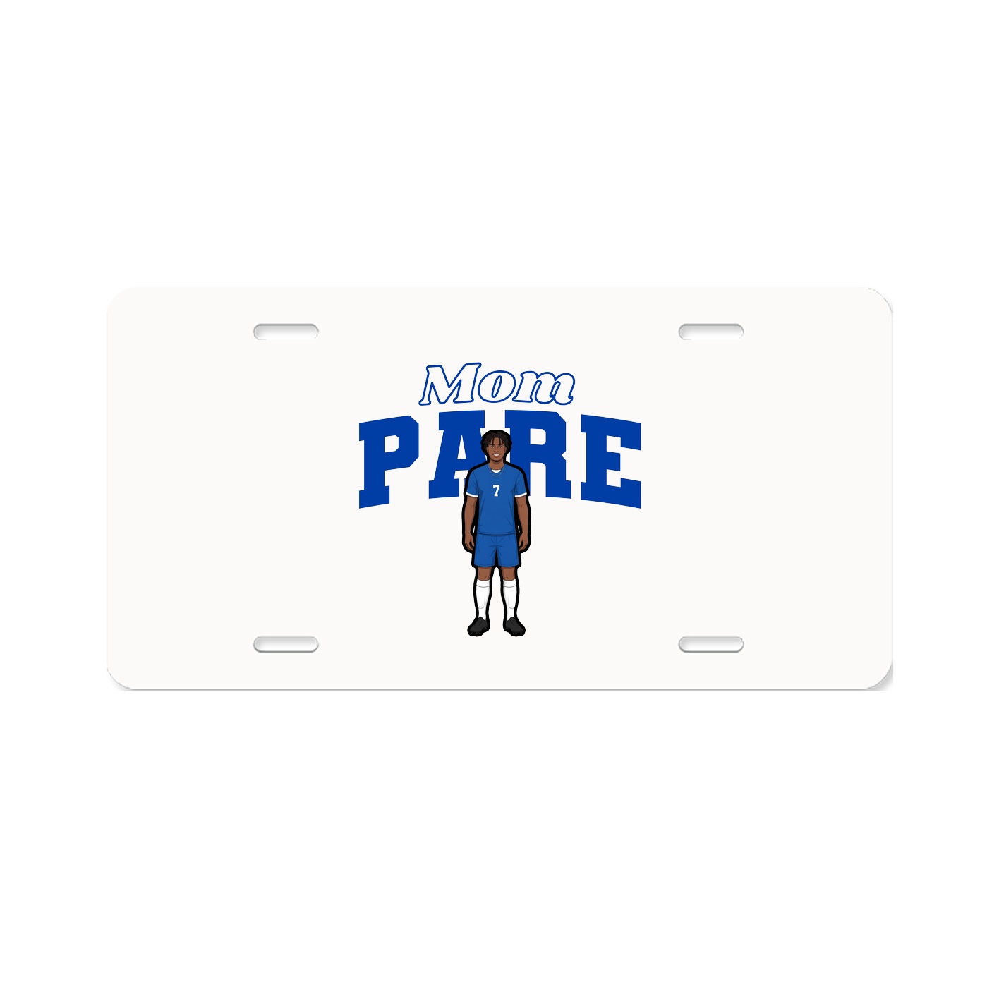 License Plate — Mothers Day Block in Classic
