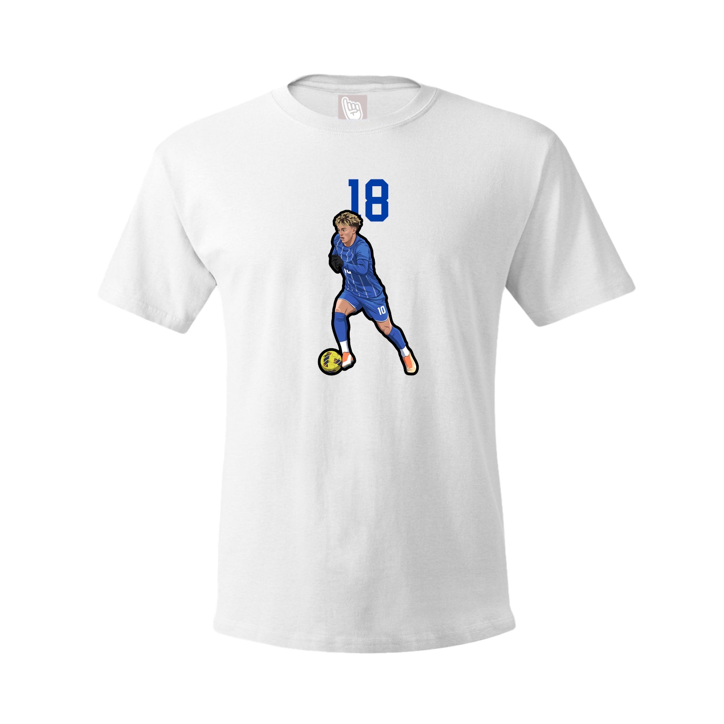 Tee — Number Top in White