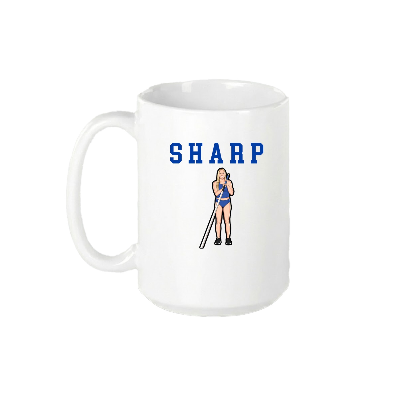 15oz Coffee Mug — Shirsey in White