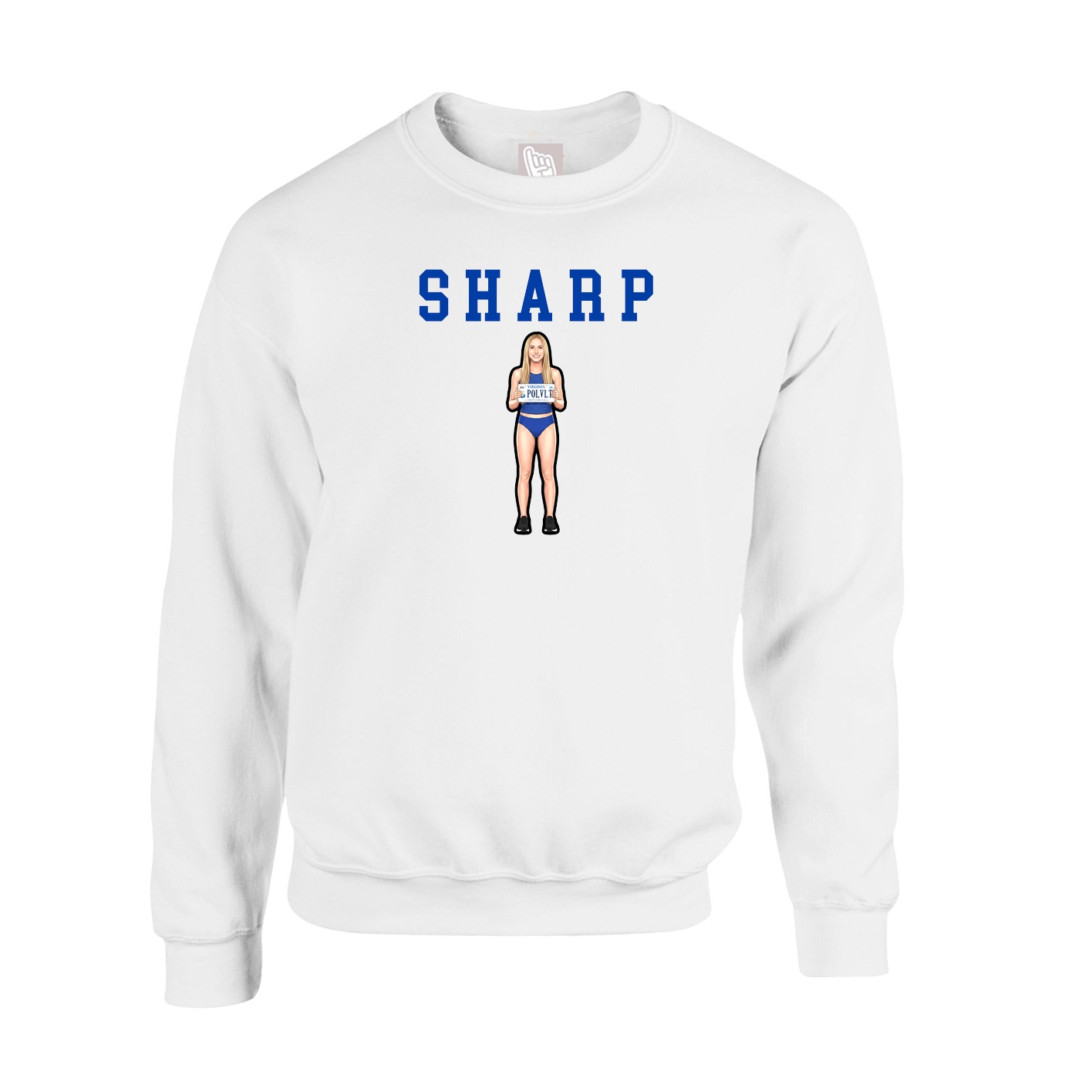 Fleece Crew — Shirsey in White