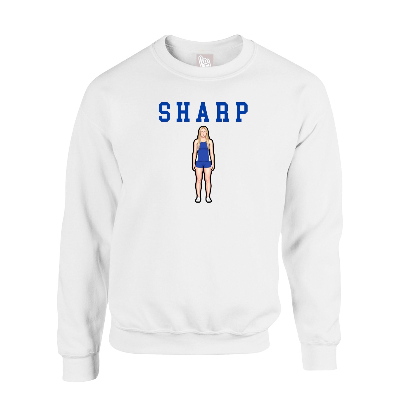 Fleece Crew — Shirsey in White