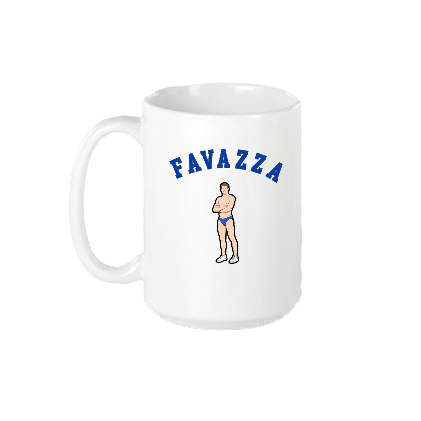 15oz Coffee Mug — Shirsey Arch in White