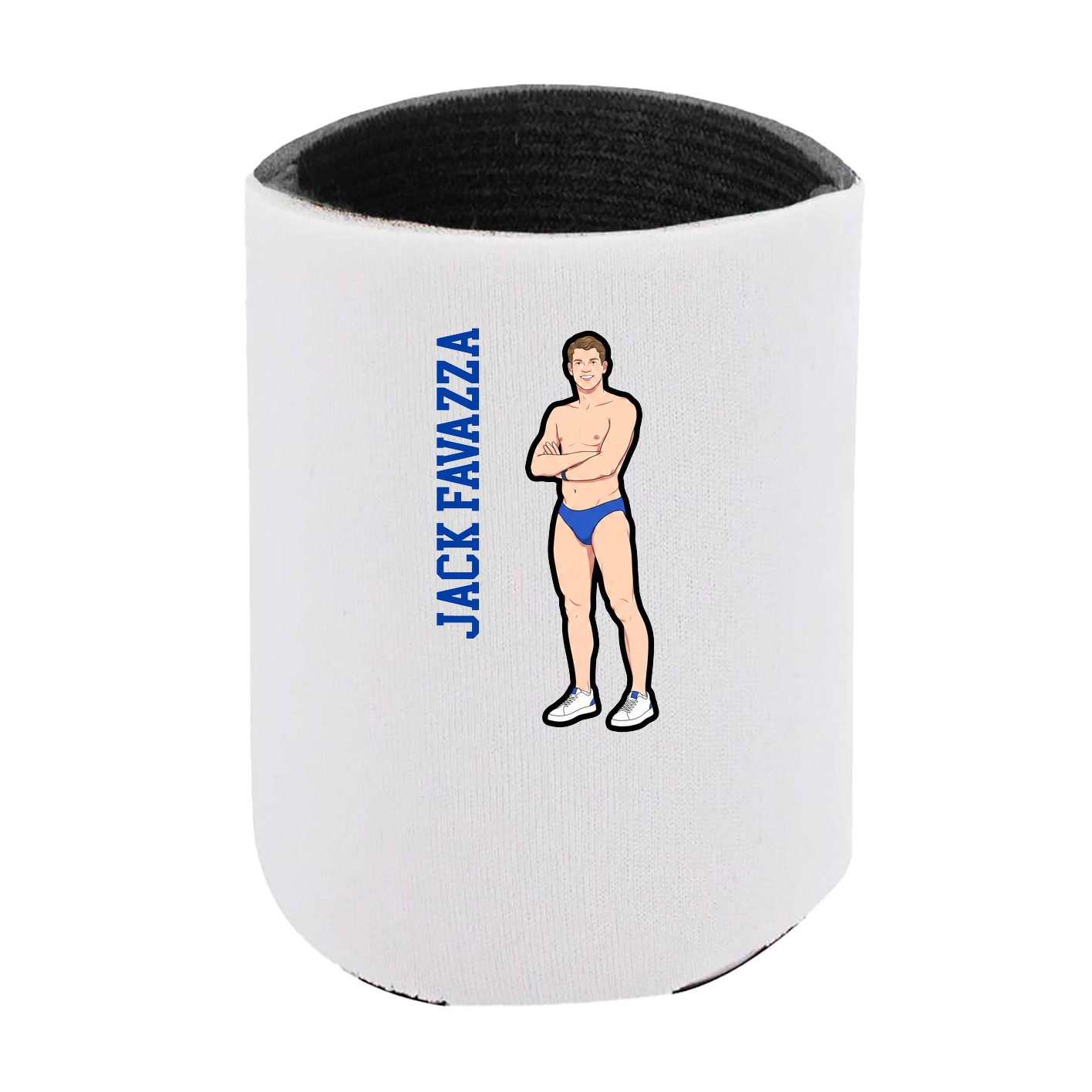 Can Holder — Name Vertical in White