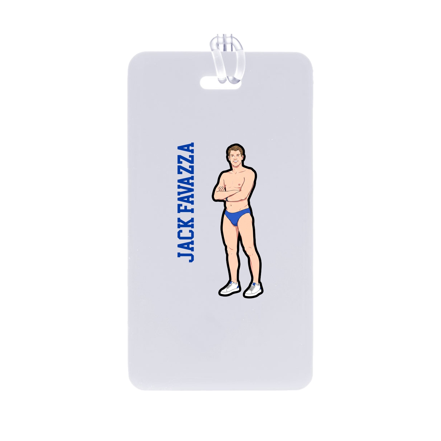 Bag Tag — Name Vertical in Classic