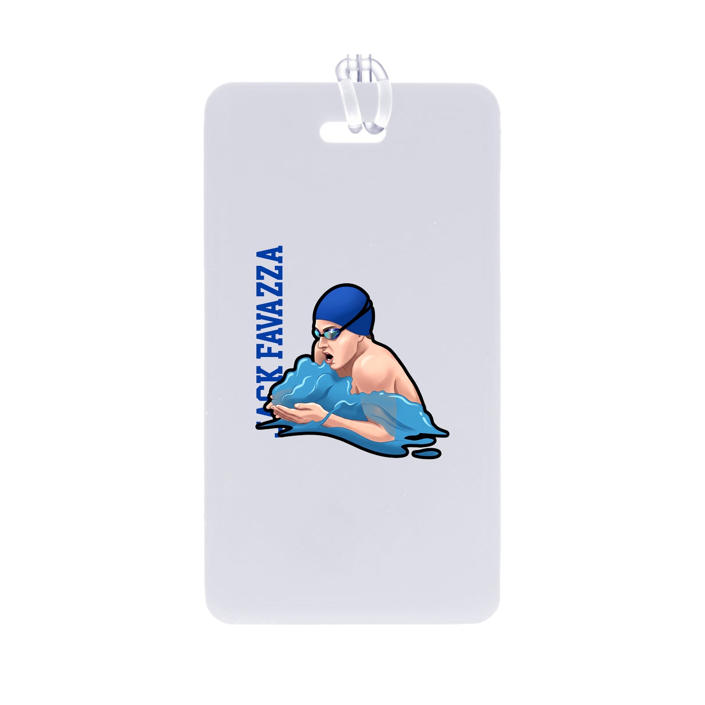 Bag Tag — Name Vertical in Classic