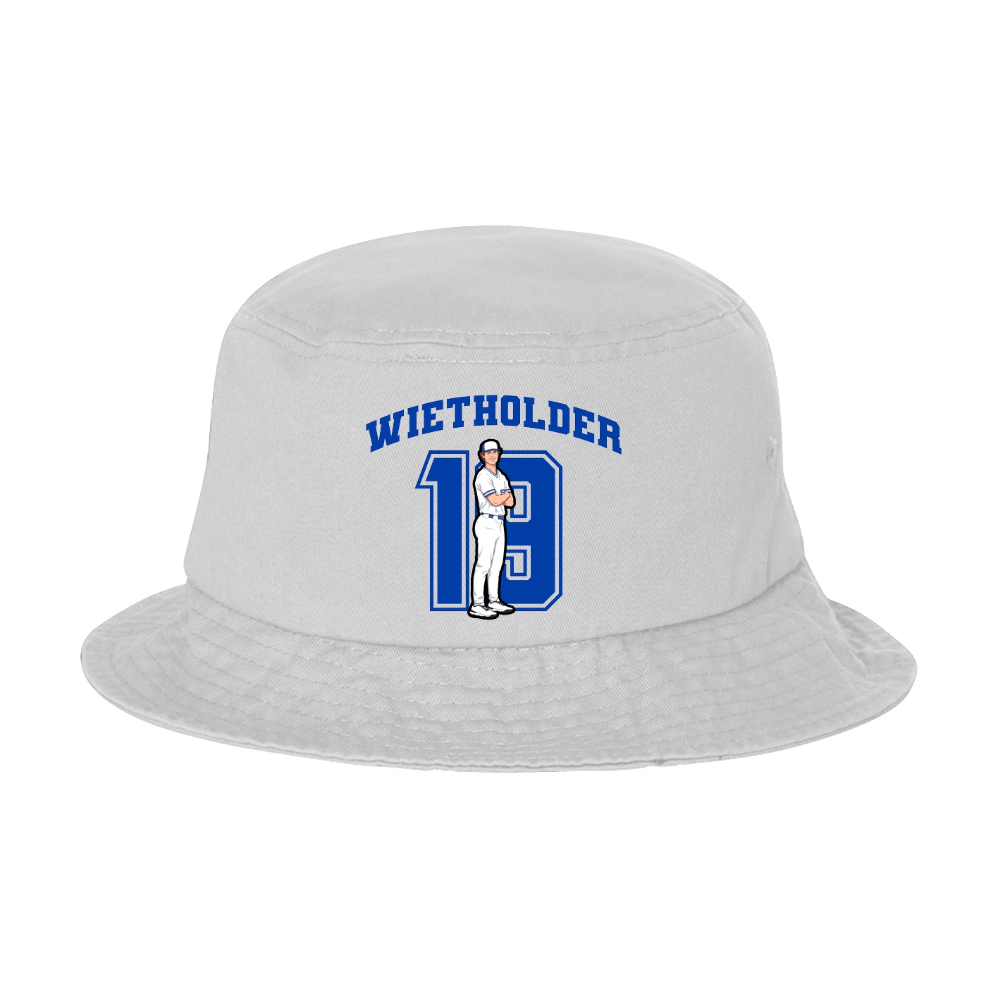Bucket Cap — Number in White