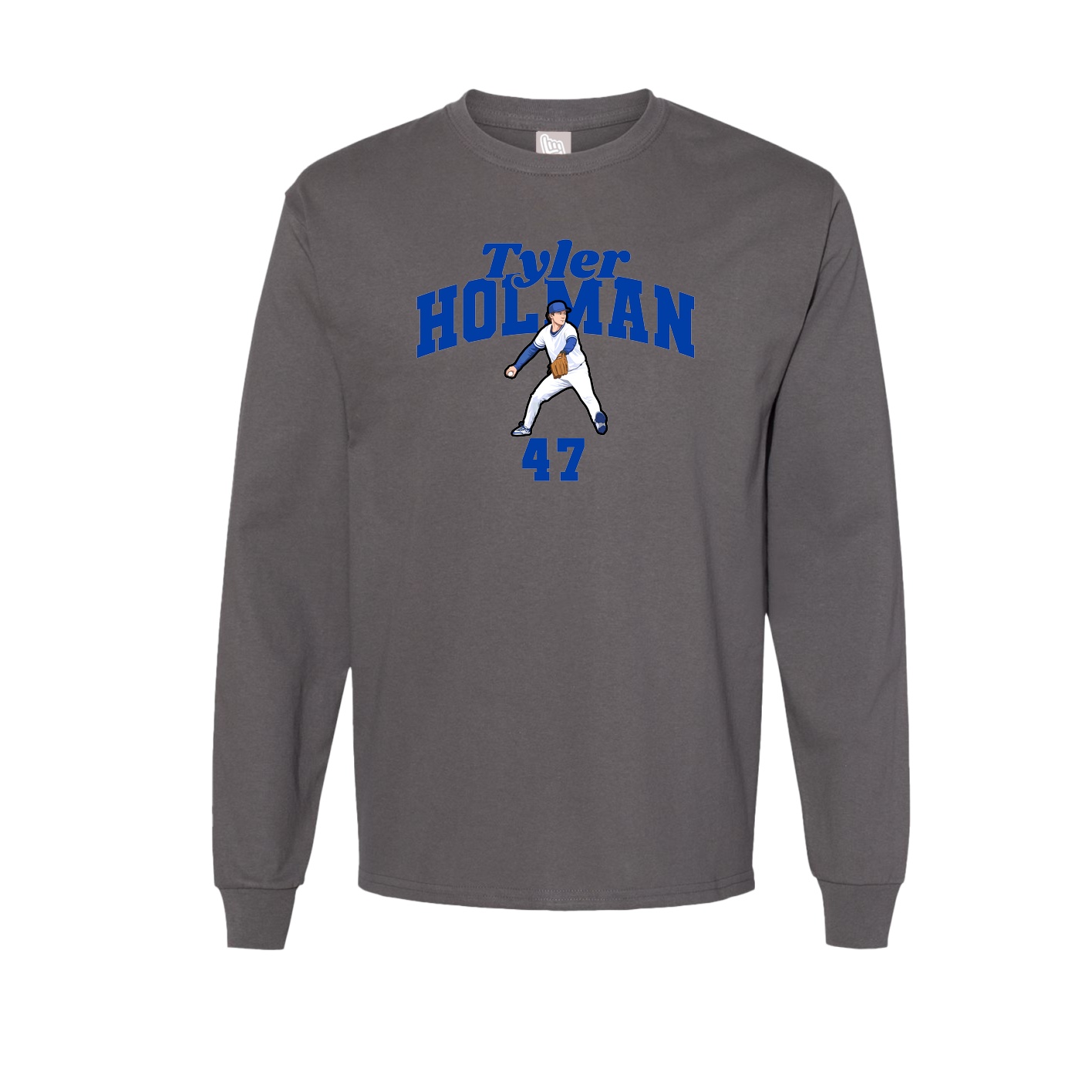 Long Sleeve Tee — Signature Arch in Grey