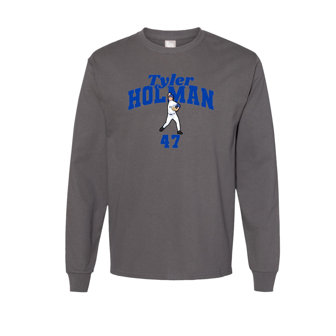 Long Sleeve Tee — Signature Arch in Grey