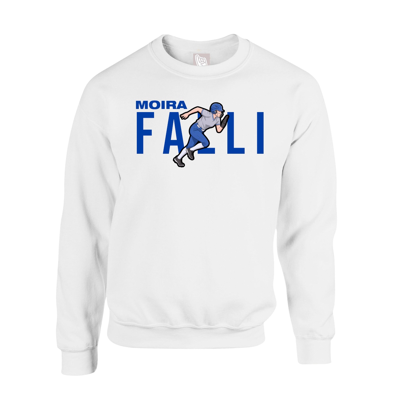 Fleece Crew — Player Name in White