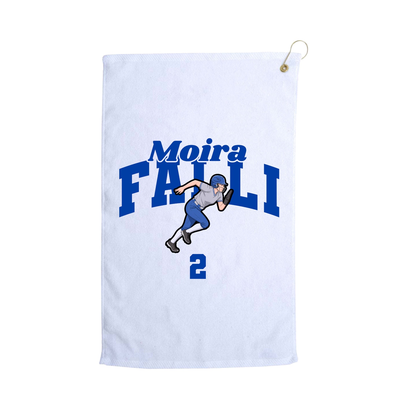Golf Towel — Signature Arch in White