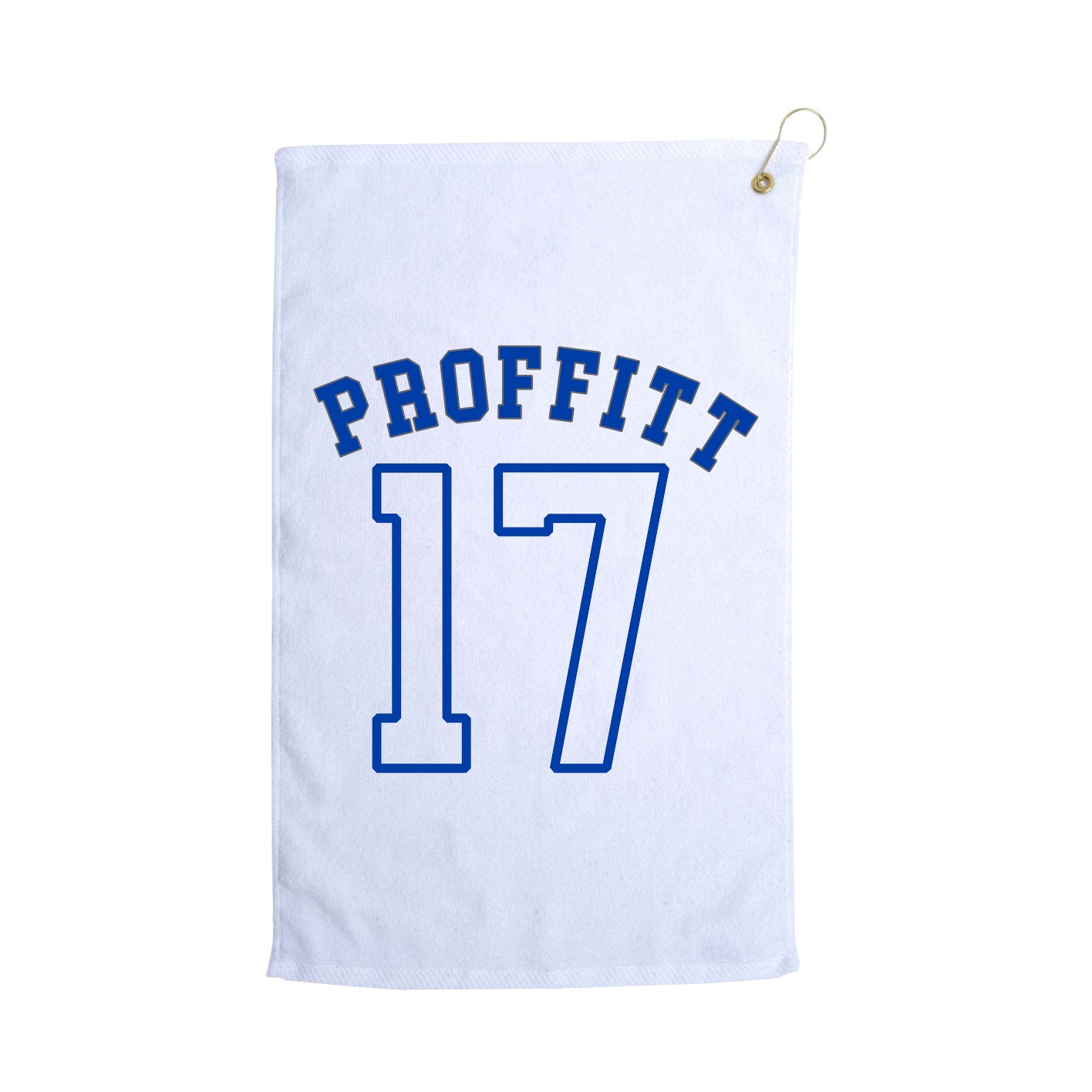 Golf Towel — Shirsey Arch in White