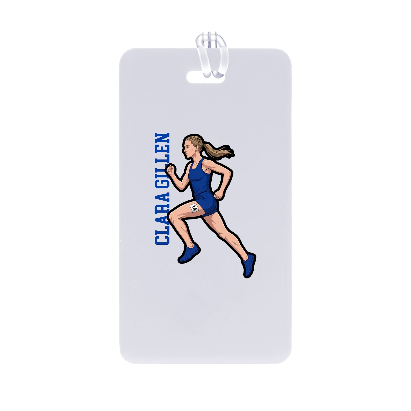 Bag Tag — Name Vertical in Classic