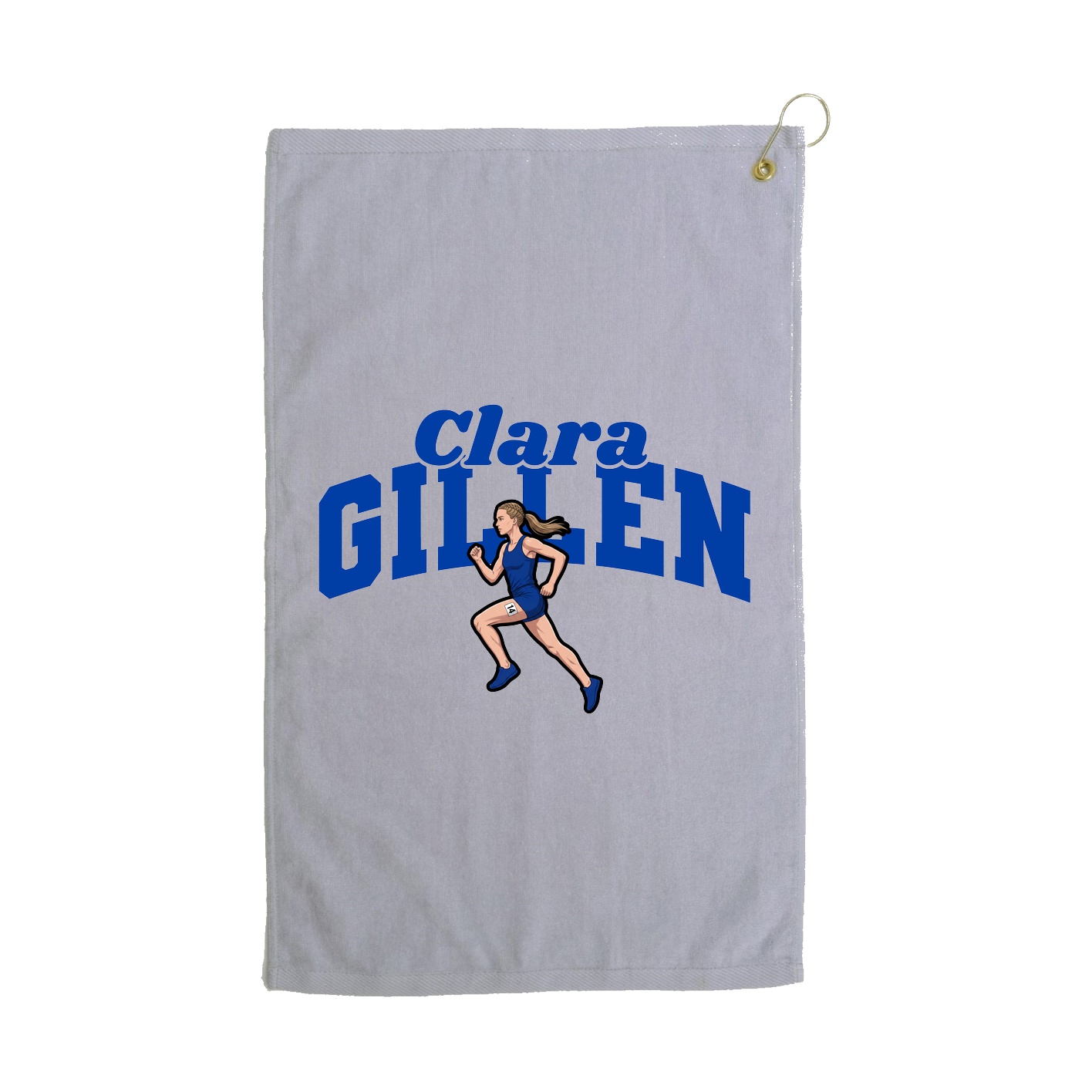 Golf Towel — Signature Arch in Grey