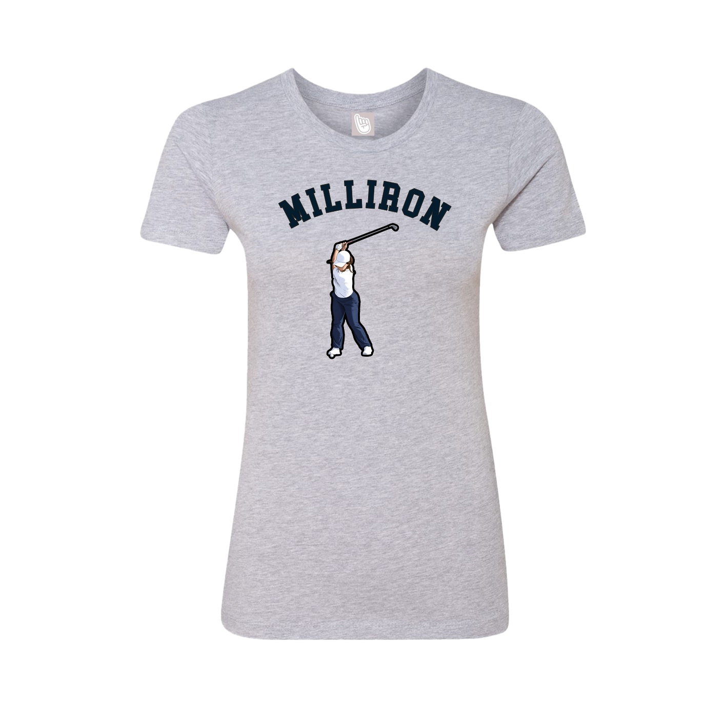 Fitted Women's Tee — Shirsey Arch in Grey