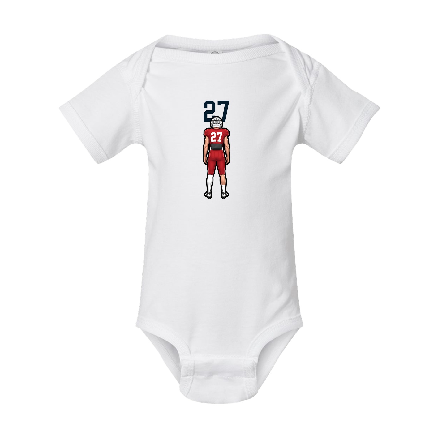 Baby Onesie — Number Top in White