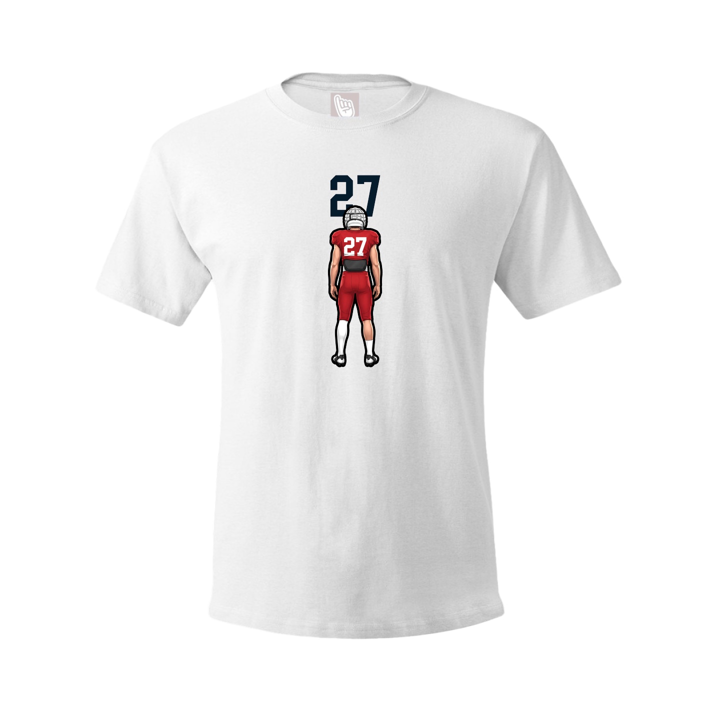 Tee — Number Top in White