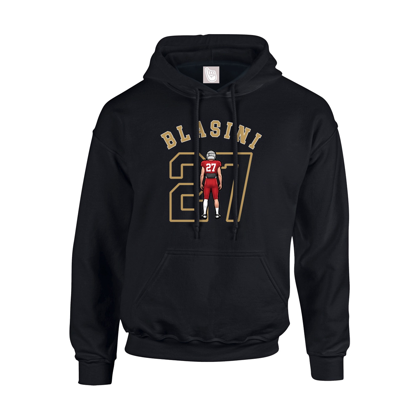 Youth Hoodie — Shirsey Arch in Black
