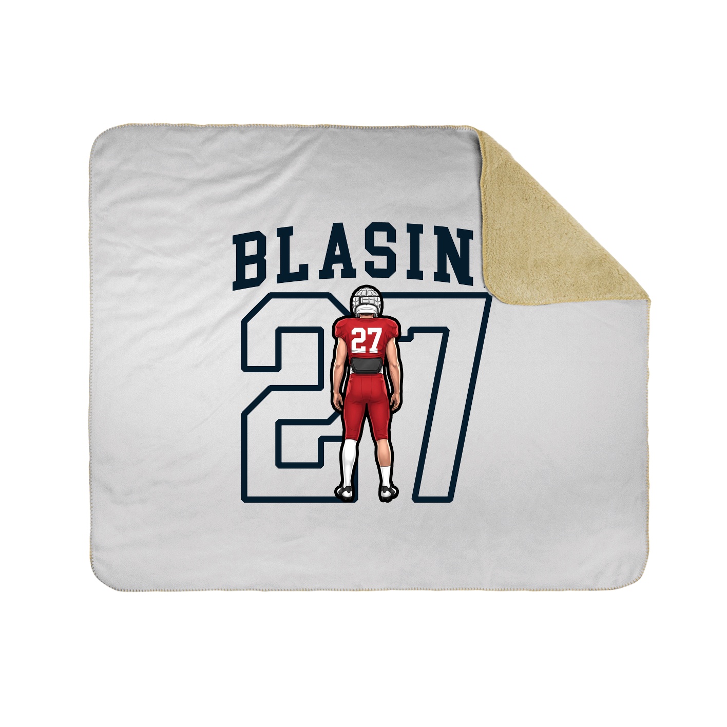 Throw Blanket — Shirsey in White