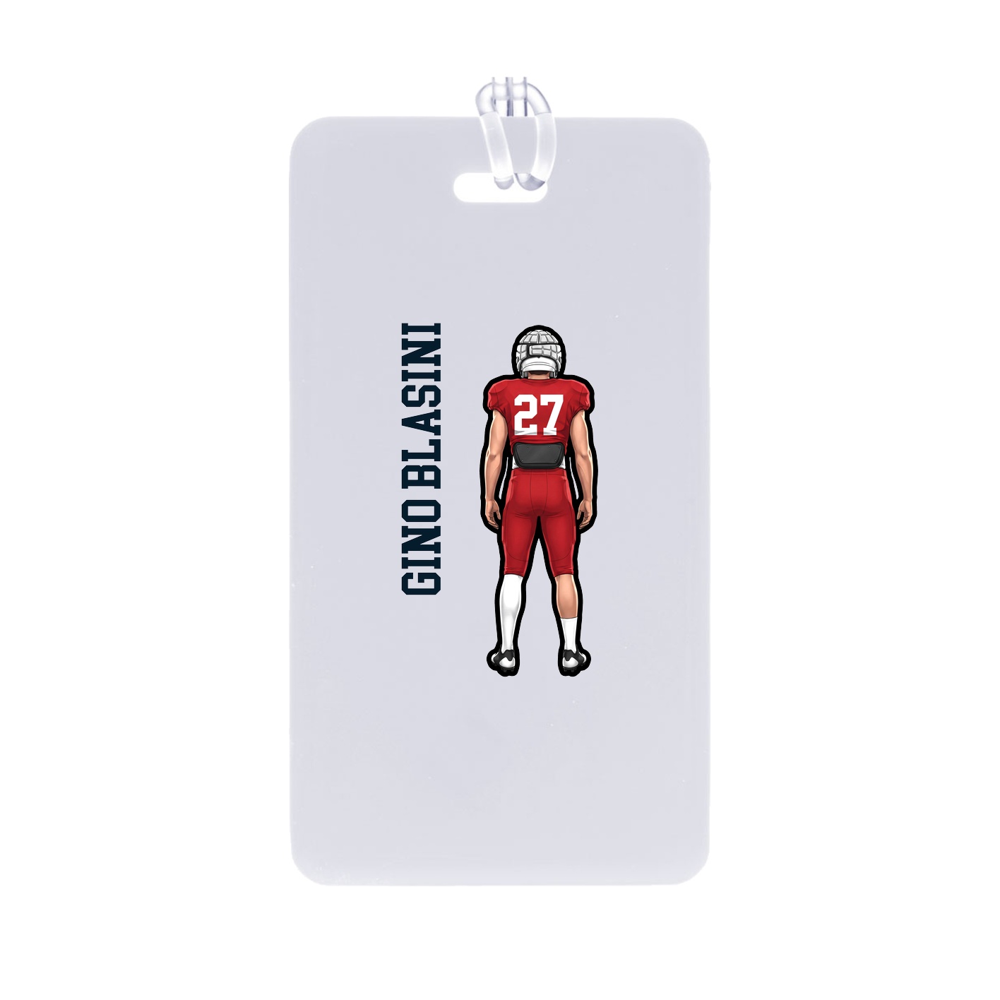 Bag Tag — Name Vertical in Classic