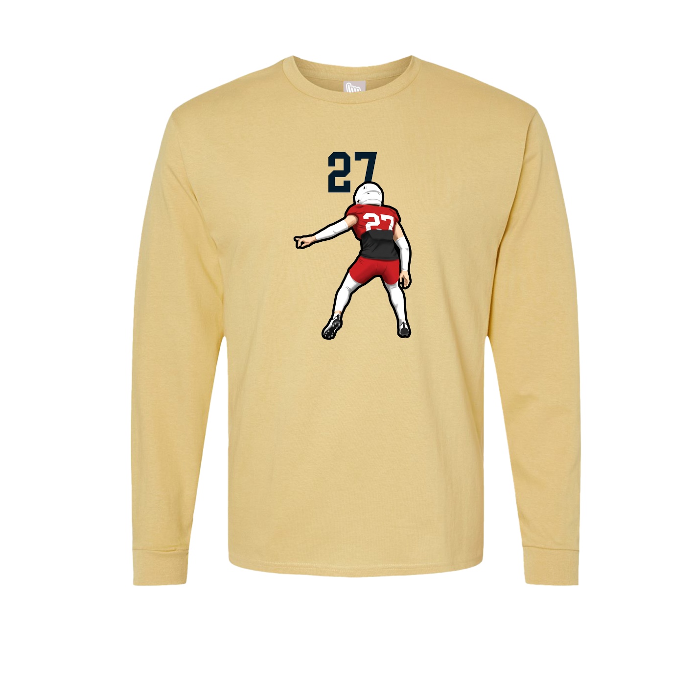 Long Sleeve Tee — Number Top in Vegas Gold