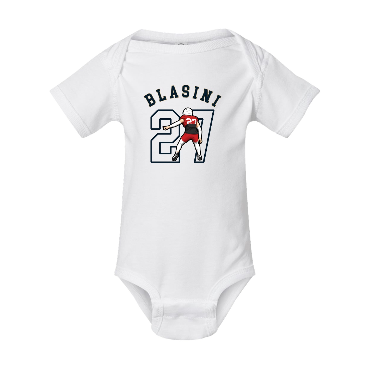 Baby Onesie — Shirsey Arch in White