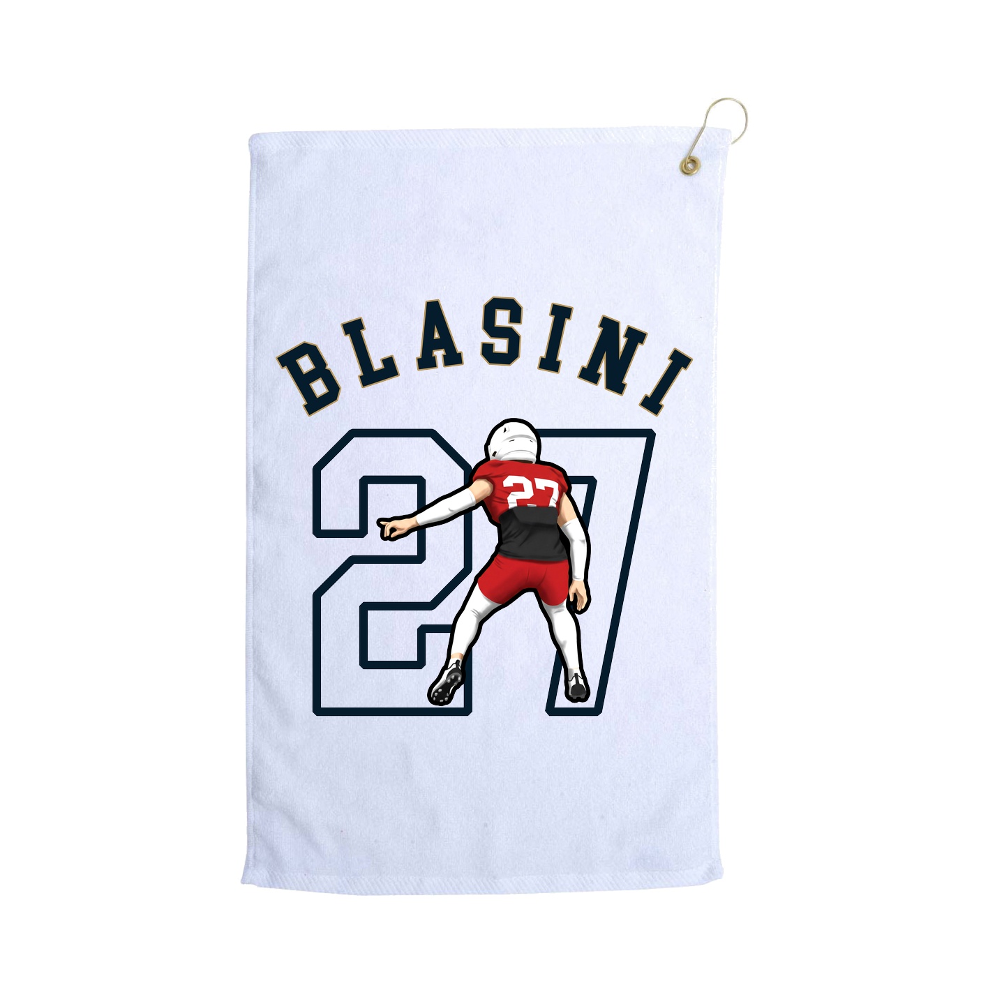 Golf Towel — Shirsey Arch in White