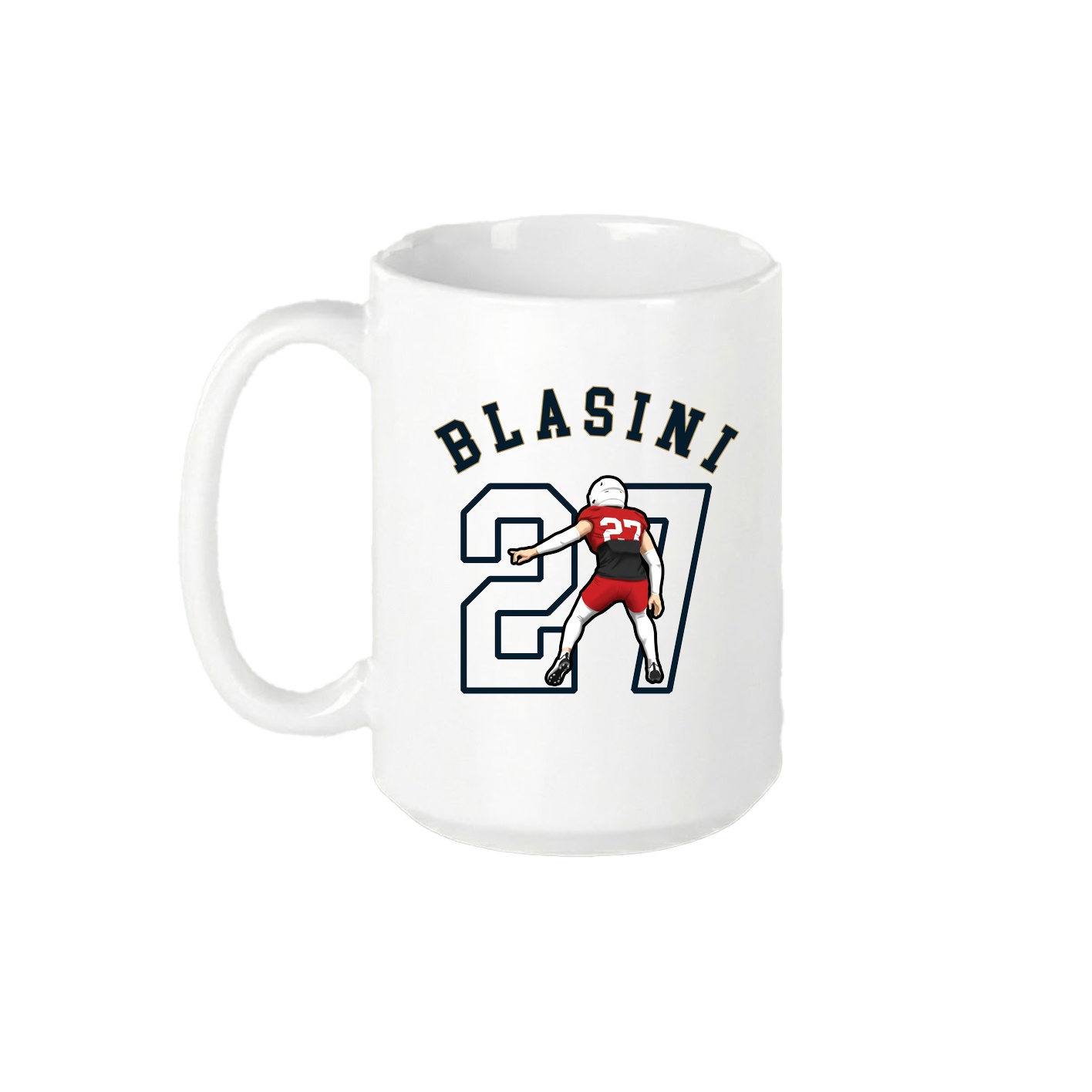 15oz Coffee Mug — Shirsey Arch in White