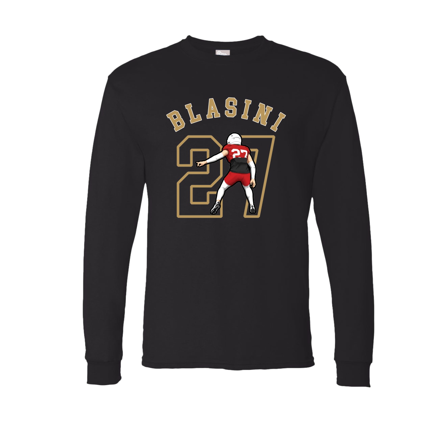 Long Sleeve Tee — Shirsey Arch in Black